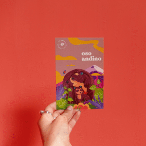 Postales inspiradas en Ecuador - oso de anteojos