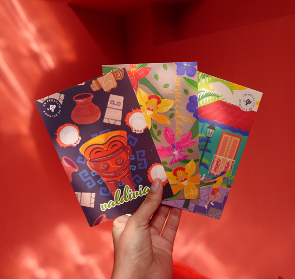 postales inspiradas en Ecuador