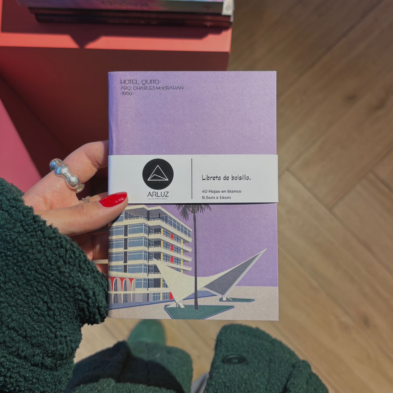 Libreta inspirada en arquitectura quiteña