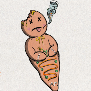 Sticker Comida Típica - Guagua Fantasma