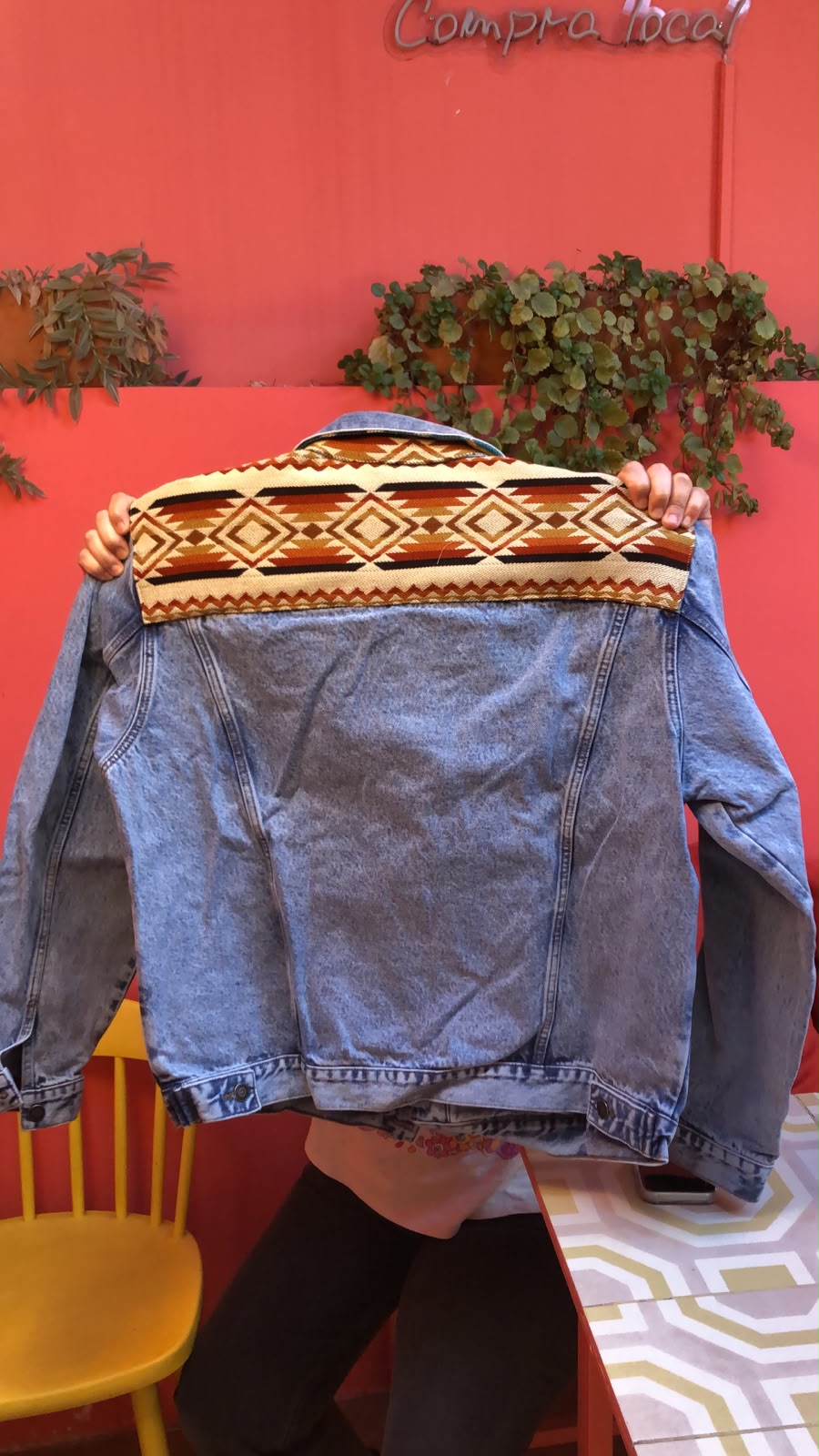 Chaqueta jean sin forro bajo pedido