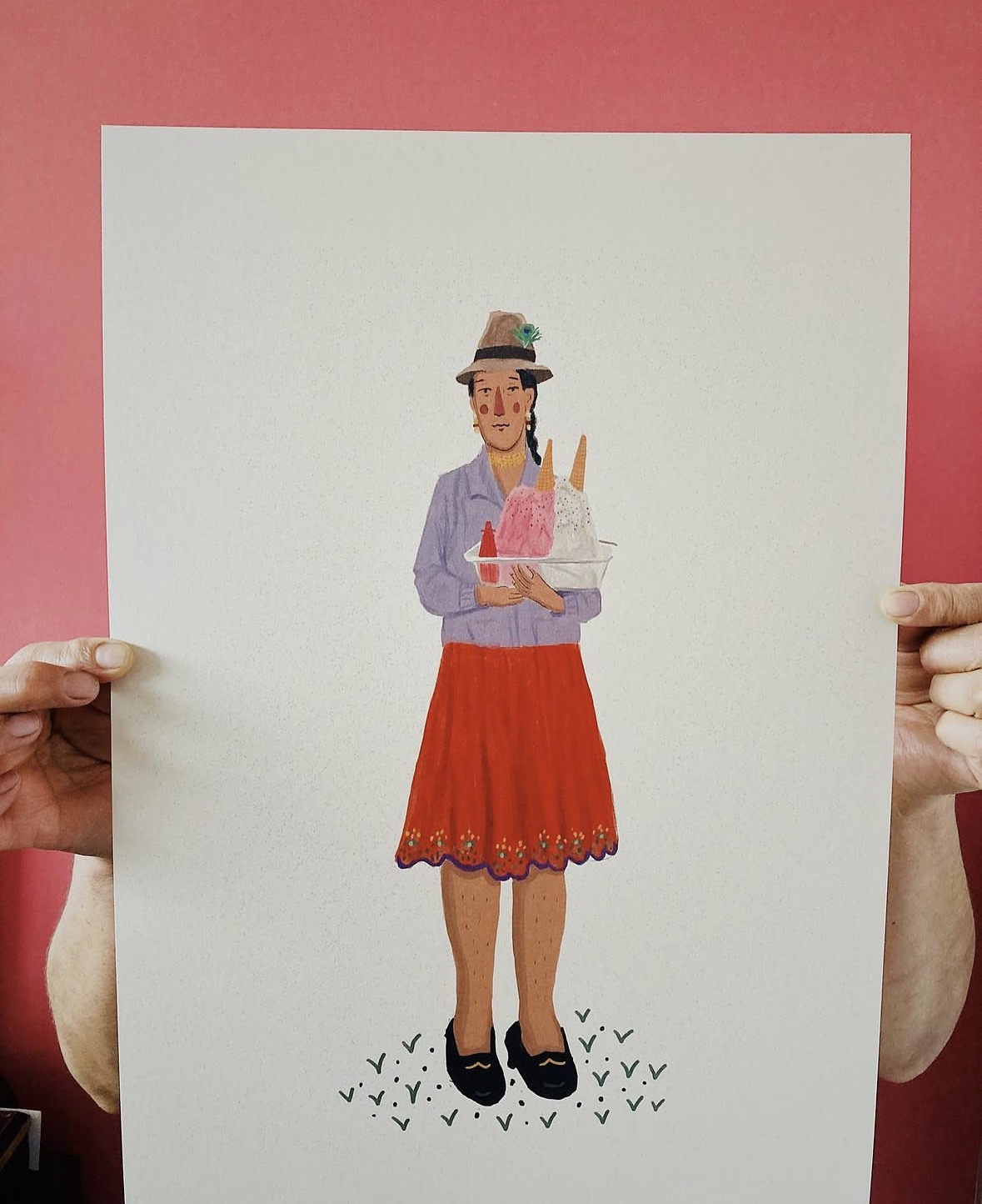Print serie tradiciones Ecuatorianas