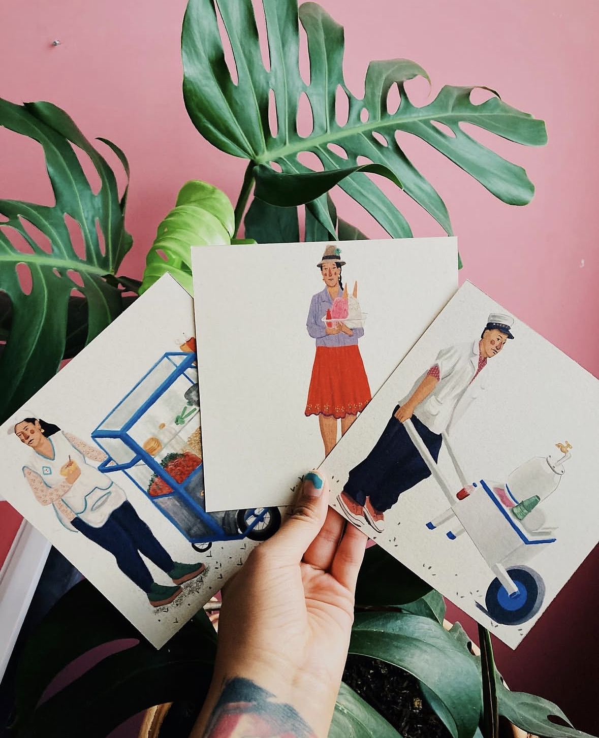 Postal serie tradiciones Ecuatorianas
