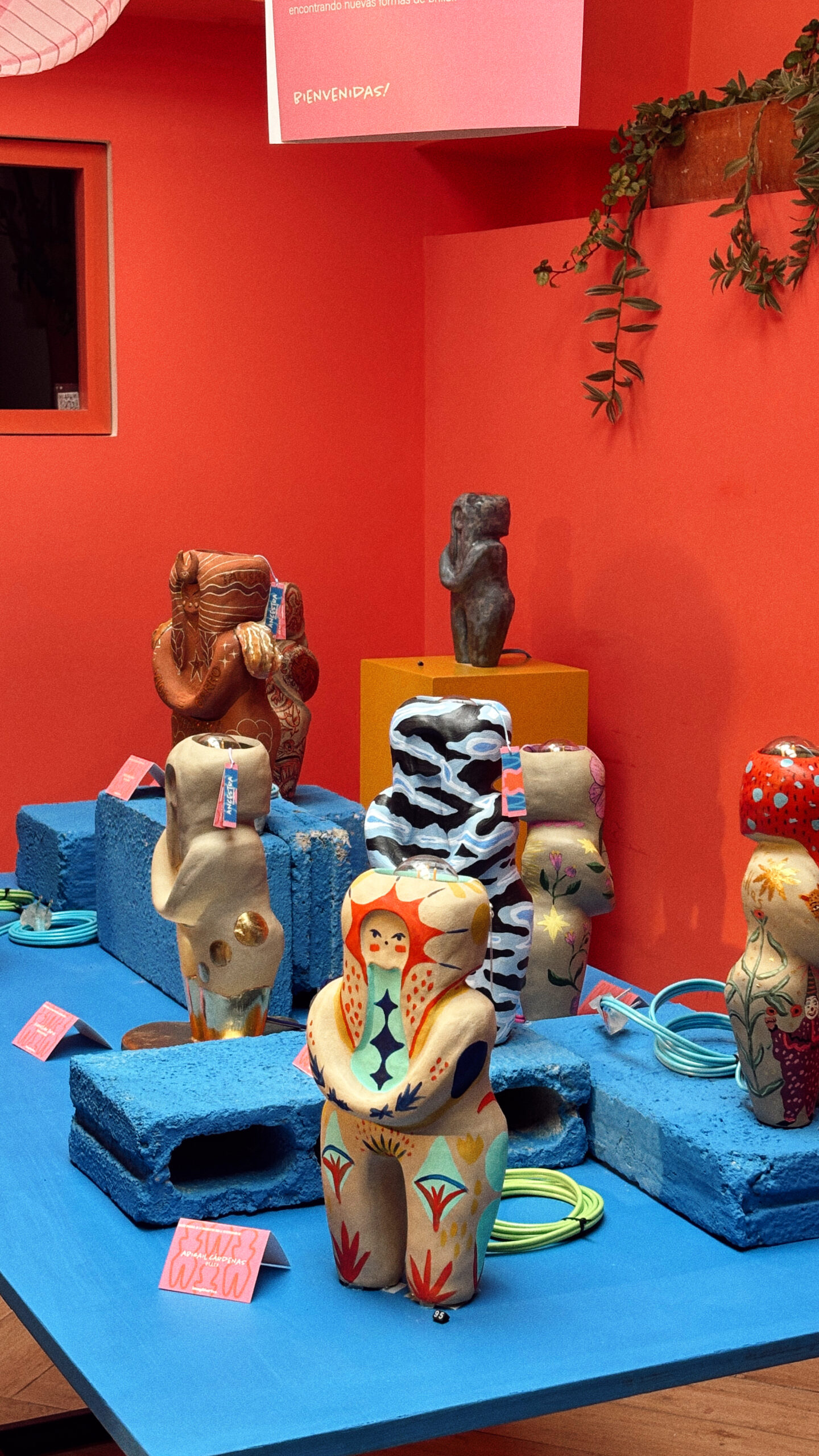 Lámpara Venus de Valdivia 💙 colab artistas
